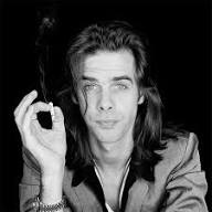 Nick Cave with a cigarette